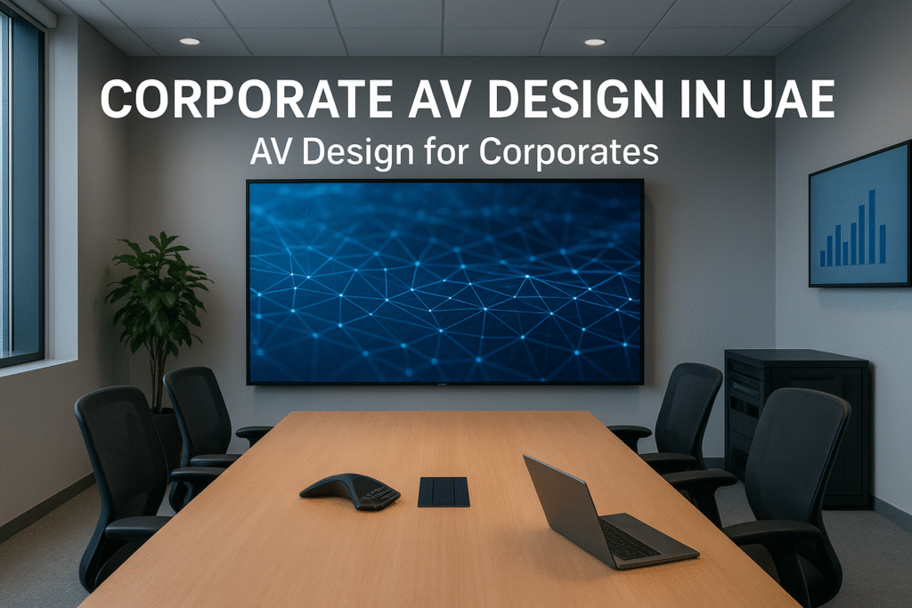 AV Design for Corporates in UAE | Modern AV Solutions