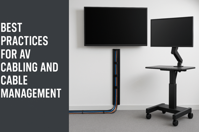 AV Cabling and Cable Management Best Practices