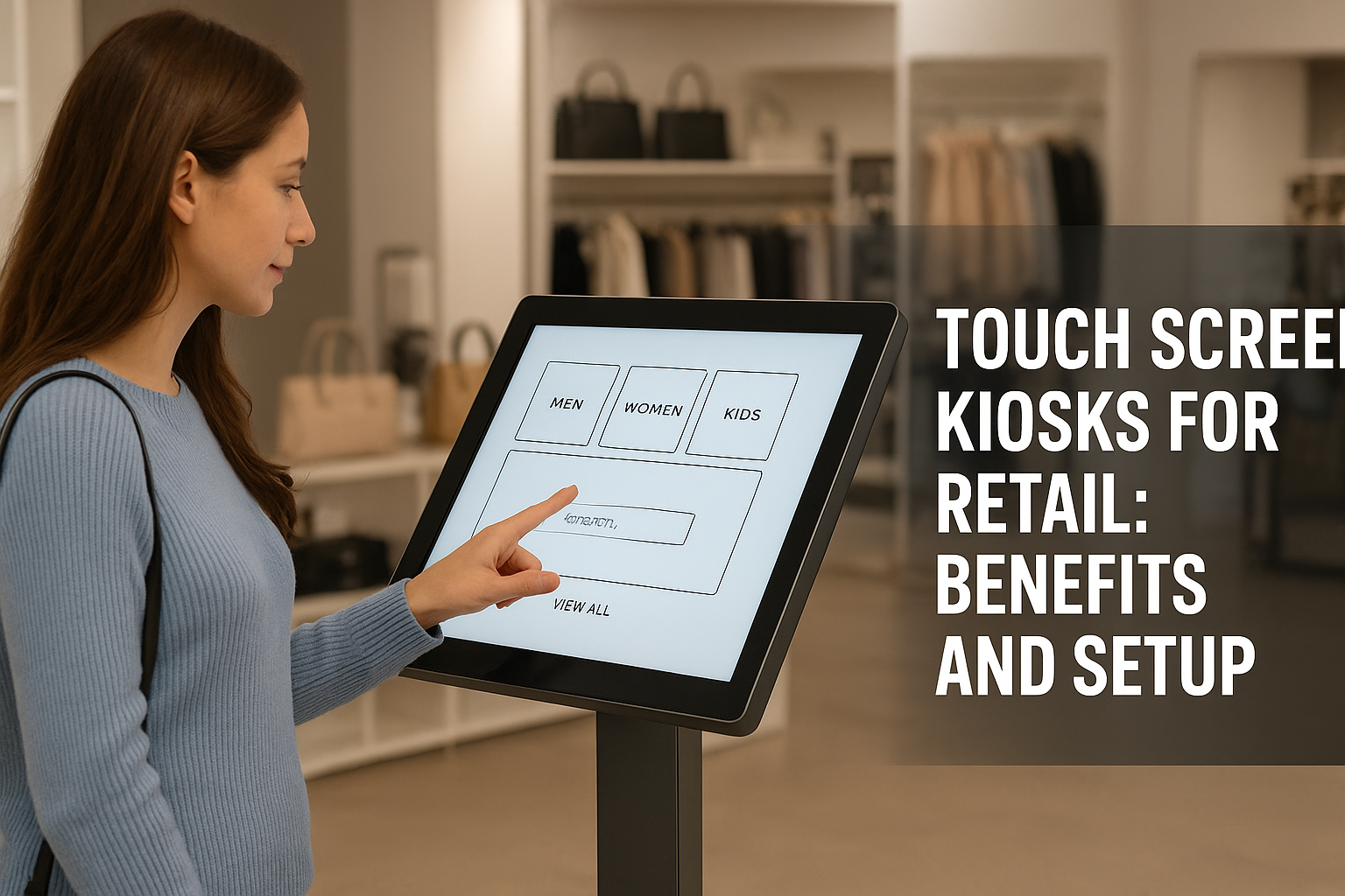 Touchscreen Kiosks for Retail Businesses
