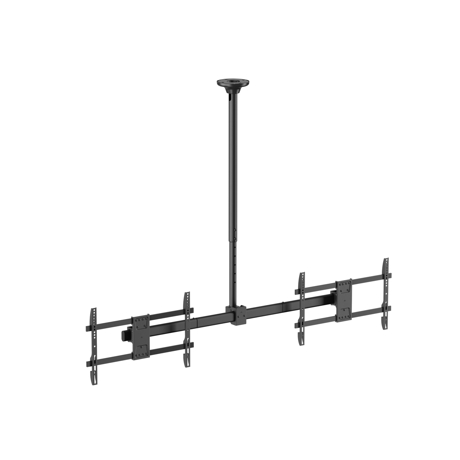 VSYS VCM-CE1546SL side-by-side dual-screen ceiling mount