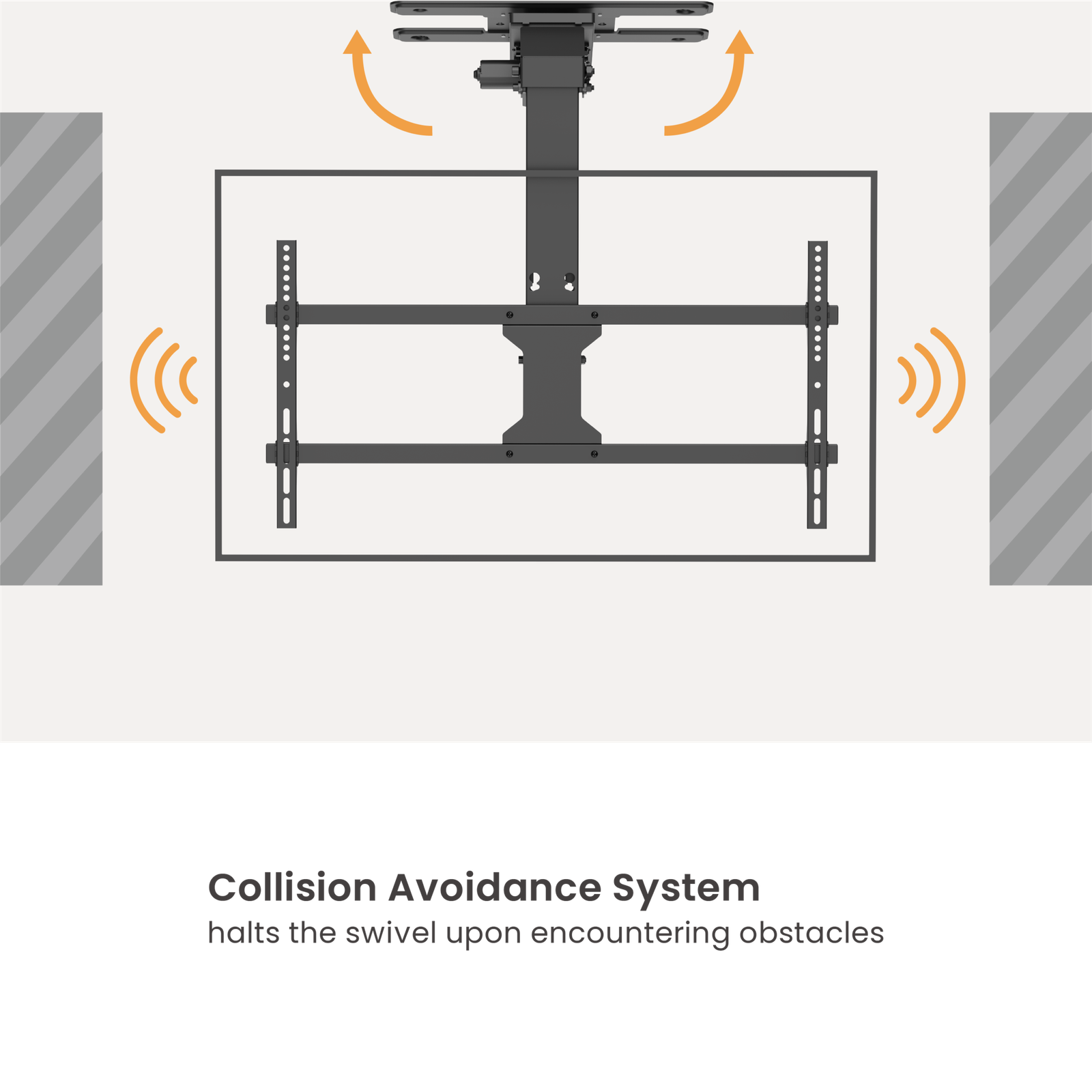 VSYS VCM-M0748DS collision avoidance system, halts swivel on obstacle contact