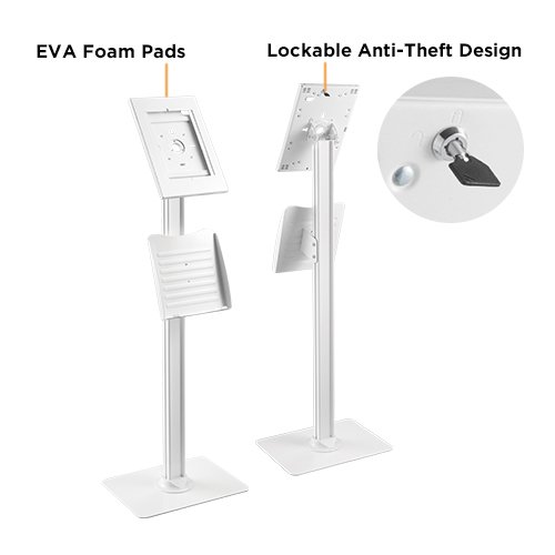 VSYS VPAD33-01 EVA foam pads and lockable anti-theft design callout