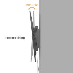 VSYS VS01A-69T toolless tilt mechanism, plus 10 to minus 10 degree range