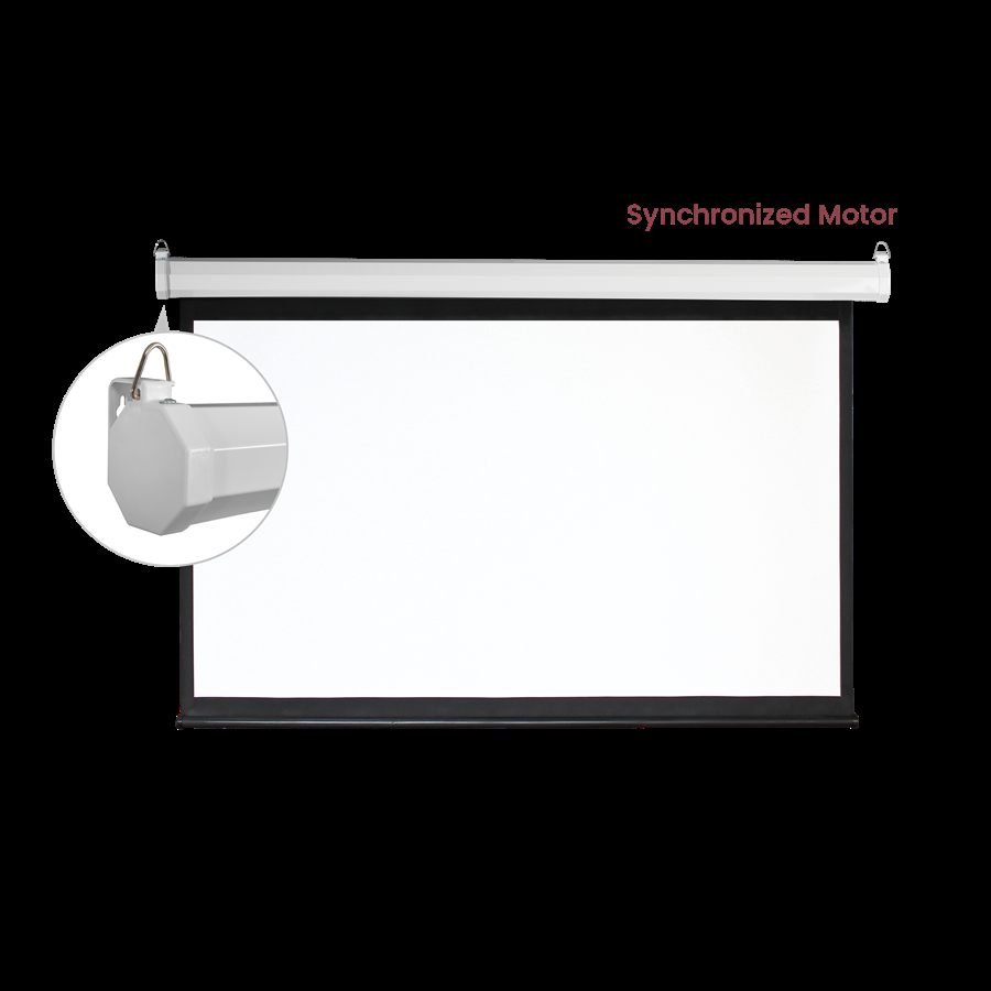 VSYS VSPS120-M motorized electric projection screen