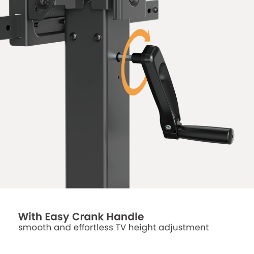VSYS VTLS17H-46TW crank handle, height adjustment detail