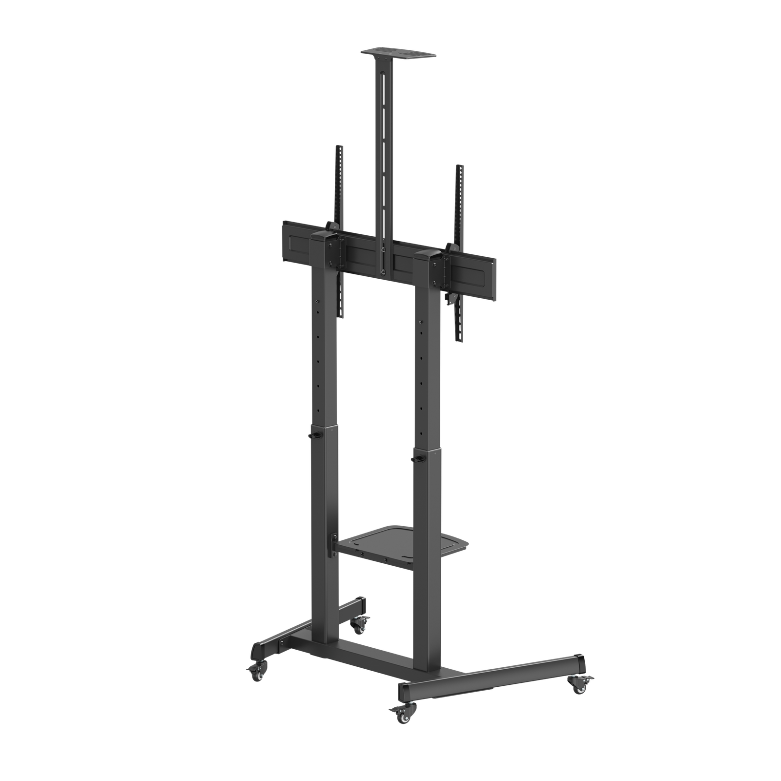 VSYS VTLX17-610TW TV cart, rear three-quarter angle view