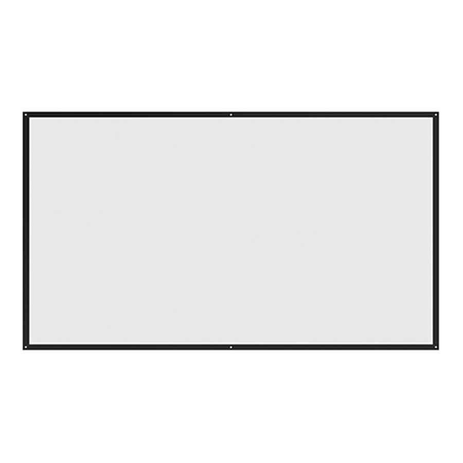VSYS PEGA 135 economy fixed frame projection screen, 135 inch 16:9, front view