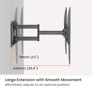 VSYS VS02A-696 arm extension from 78mm to 644mm off the wall