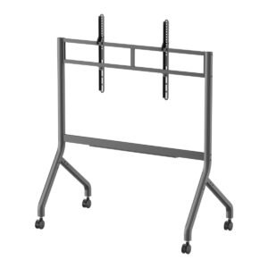 VSYS VTLX16-612FW TV cart, alternate angled view of the frame and base