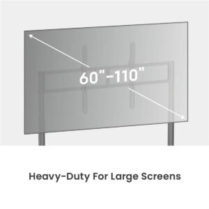 VSYS VTLX16-612FW supports 60 to 110 inch large screens callout